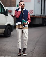 THE PREPPY LETTERMAN JACKET LOOK