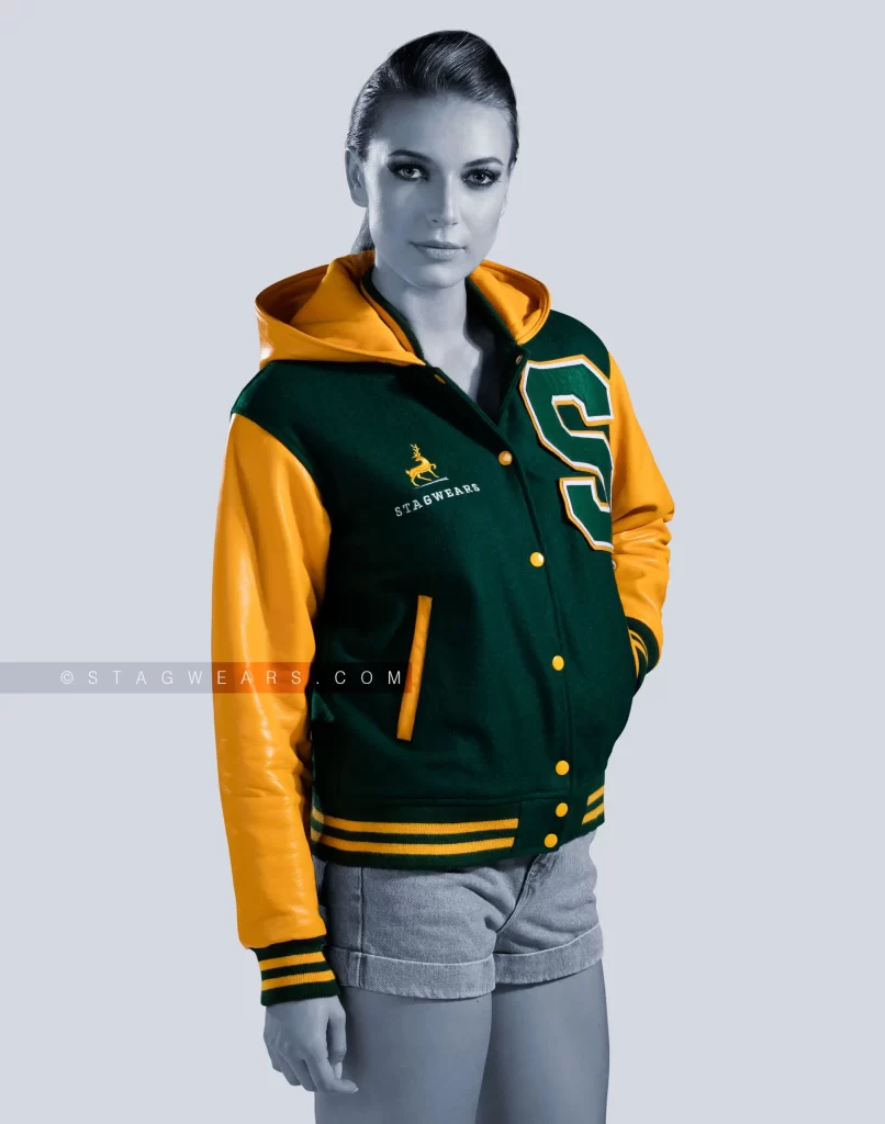 Varsity style clearance hoodie